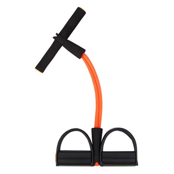 Resistance Tube for Exercise with Large Anti-Slip Pedals, 4-Tube Elastic Pull Ro - Picture 12 of 16